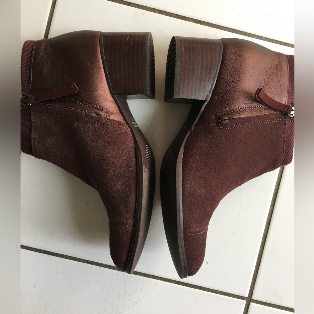 Toms Suede Chunky Heeled Bootie - Picture 5 of 8